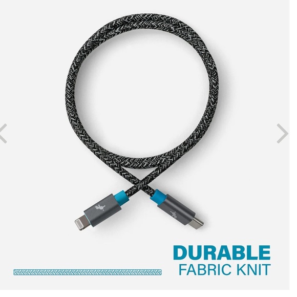 NIB nimble PowerKnit USB-C to Lightning Cable 3m / 9.8ft - Picture 8 of 8